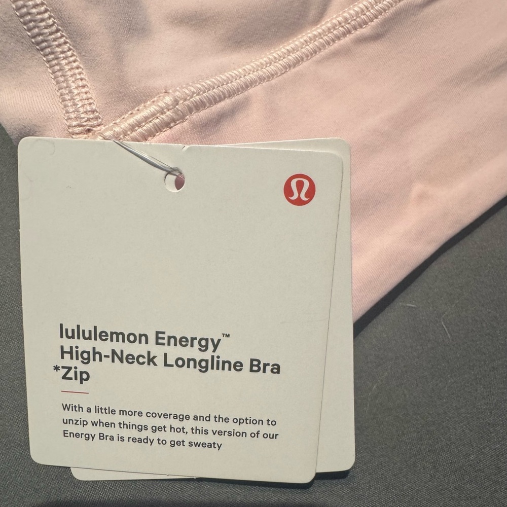 Lululemon Energy High-Neck Longline Zip Front Bra NWT - Picture 4 of 4